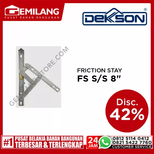 DEKKSON FRICTION STAY FS S/S 8 inch